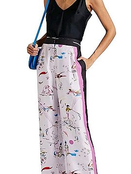 Tory Burch Painted Border Pajama Pant Track Pants (view 1)