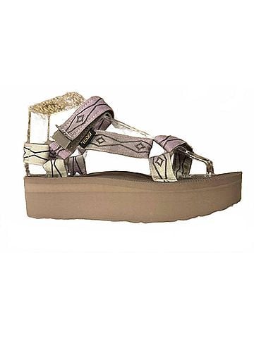 Teva Women's Universal Sunscape Sandal in Beige/Purple (view 1)