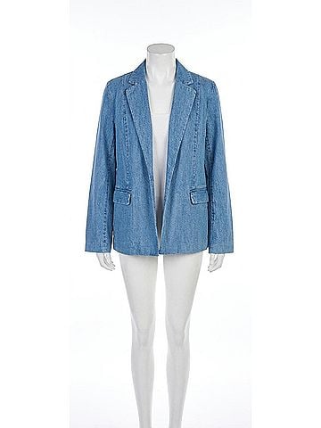 Steve Madden Payton Blazer in Chambray Blue (view 1)