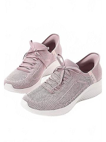 Skechers Women's Ultra Flex 3.0 Sneakers in Pink (view 2)