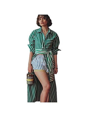 Rosie Assoulin for Target Maxi Shirt Dress Casual Dress (view 1)
