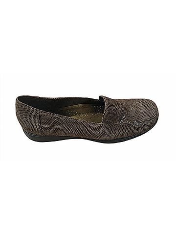 Trotters Women's Jenn Mini Dots Shoe in Dark Brown (view 1)