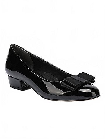 Ros Hommerson Women's Teddi Pumps in Black Patent (view 2)