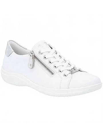 Rieker Women's Round Toe Sneaker in White Combination (view 1)