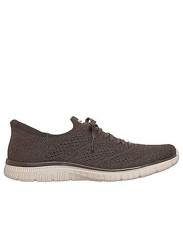 Skechers Women's Virtue Flawless Slip On Sneakers in Chocolate (view 1)