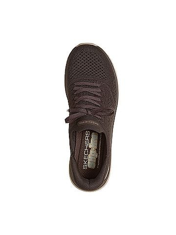 Skechers Women's Virtue Flawless Slip On Sneakers in Chocolate (view 2)