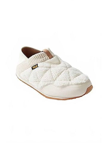 Teva Women's Fuzzy Reember Mocs Shoes in White (view 1)