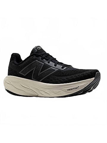 New Balance Women's Fresh Foam X 1080v14 Sneakers in Black Phantom Sea Salt (view 2)