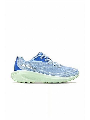 Merrell Women's Morphlite Road-To-Trail Running Shoe in Cornflower/Pear (view 1)