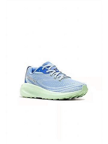 Merrell Women's Morphlite Road-To-Trail Running Shoe in Cornflower/Pear (view 2)