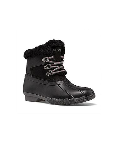 Sperry Top Sider Kid's Alpine Saltwater Boot 6 Mo in Black (view 1)