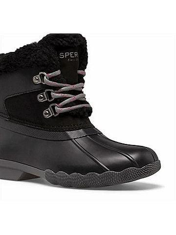 Sperry Top Sider Kid's Alpine Saltwater Boot 6 Mo in Black (view 2)