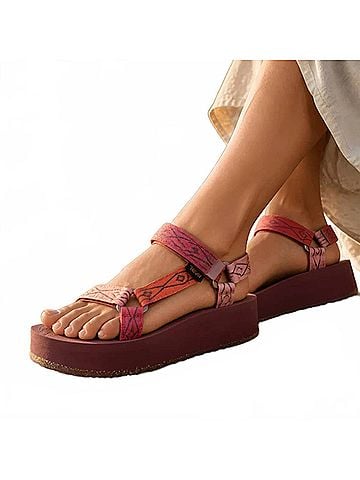 Teva Women's Universal Sunscape Sandal in Red (view 2)