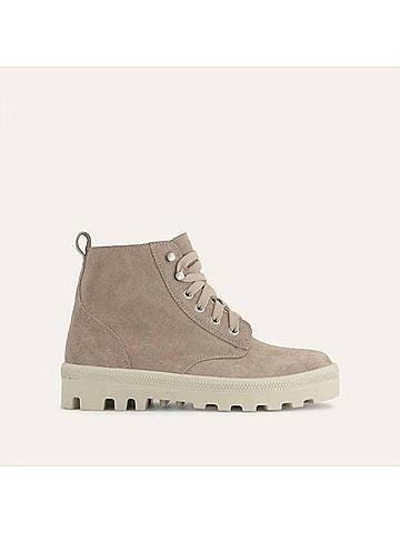 Naot Women's Canoe Boots in Almond Suede (view 2)