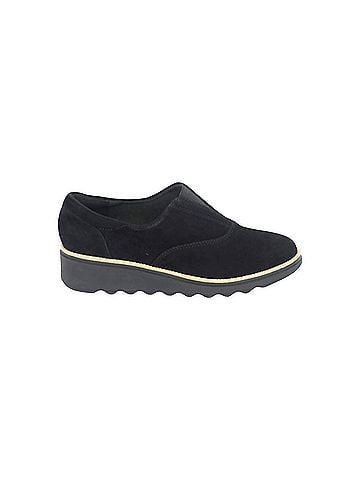 Clarks Women's Sharon Sail Shoes in Black (view 1)