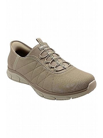 Skechers Women's Brilliance Night Shift Slip-On Shoe in Taupe (view 1)