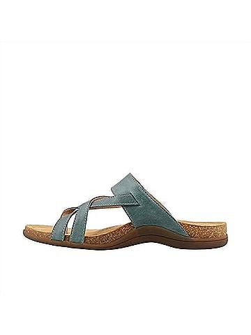 Taos Women's Perfect Thong Sandal in Teal (view 2)
