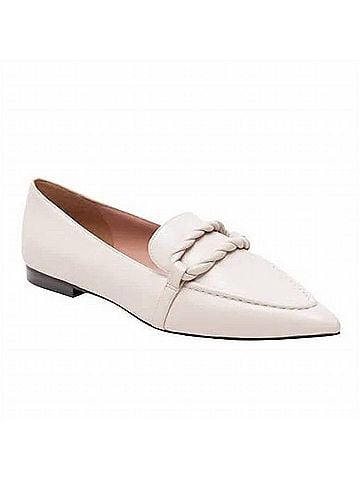 Linea Paolo Women's Matisse Pointed Toe Loafer in Cream (view 1)