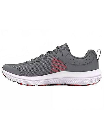 Under Armour Boys Bgs Assert 10 Sneaker 2 Mo in Titan Gray / Black / Racer Red (view 2)