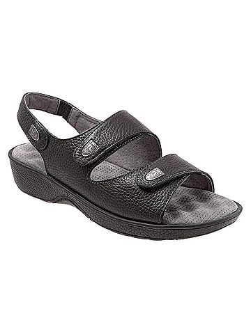 SoftWalk Women's Bolivia Sandal in Black (view 1)