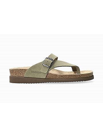 Mephisto Women's Helen Sandal in Light Khaki (view 1)