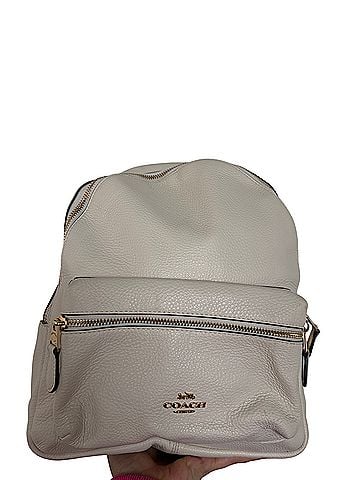 Coach Leather Backpack (view 1)