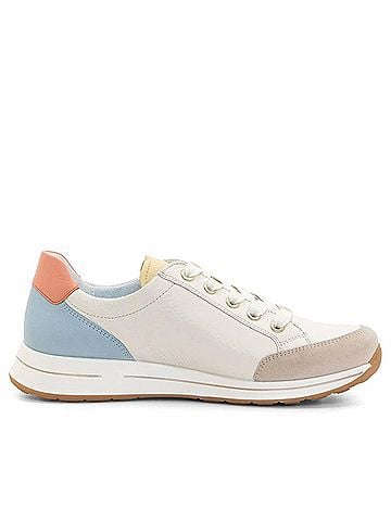 Ara Women's Oleanna Sneakers in White Multi (view 1)