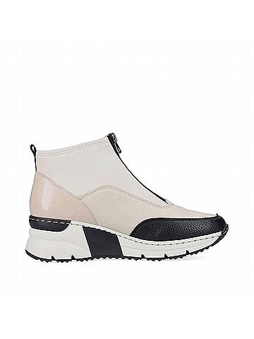 Rieker Women's Kitty Boots in Schwarz/Crema/Cliff/Perlcreme (view 1)