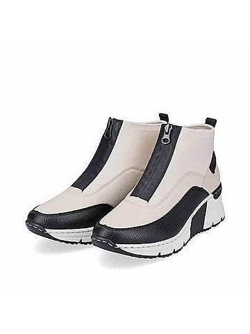 Rieker Women's Kitty Boots in Schwarz/Crema/Cliff/Perlcreme (view 2)