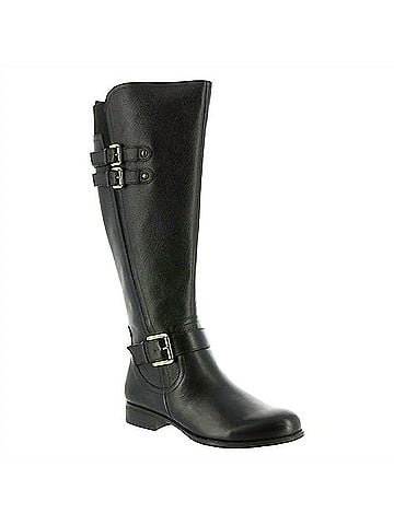 Naturalizer Women's Jessie Wide Calf Riding Boot in Black (view 1)
