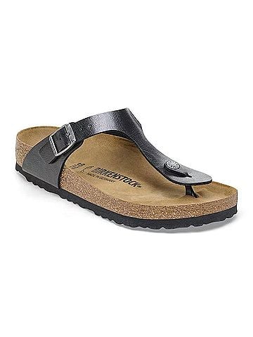 Birkenstock Women's Gizeh Birko-Flor Sandals in Graceful Licorice (view 2)