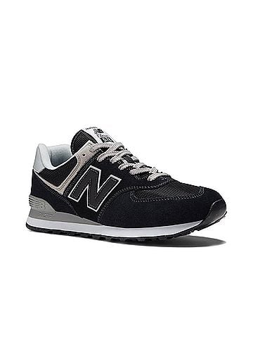 New Balance Unisex M574evb Sneakers in Black (view 2)