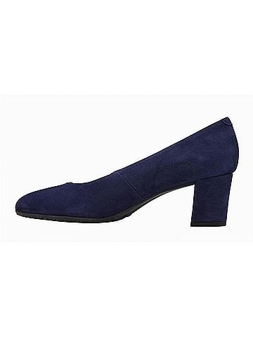 Eric Michael Women's Abby Block Heel Pump in Navy (view 2)