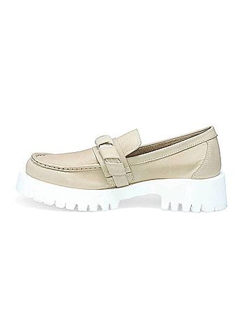 Miz Mooz Women's Vicky Loafer in Cream (view 2)