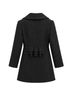 Tibi 80% Wool 20% Polyamide 100% Acetate Black Gray Coat Size 4 - photo 2