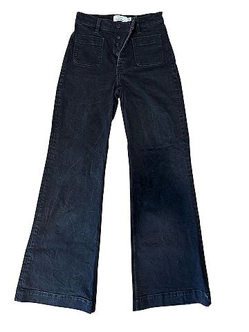 & Other Stories Black High-Rise Wide-Leg Jeans Jeans (view 1)