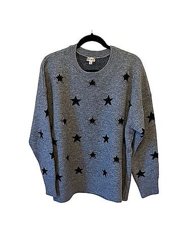 Hem & Thread Pullover Sweater (view 1)