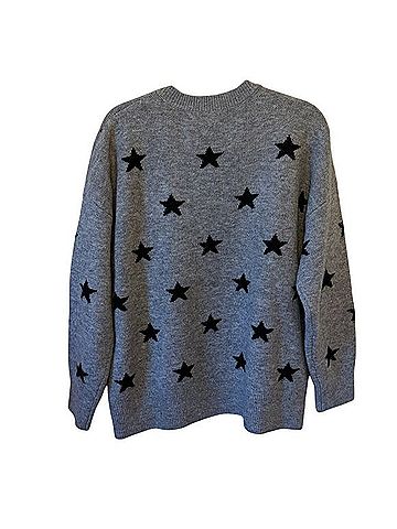 Hem & Thread Pullover Sweater (view 2)