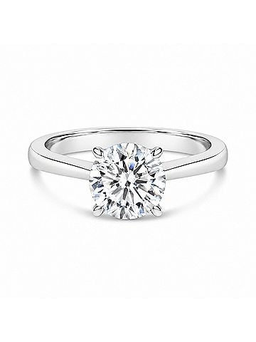 Haus of Brilliance IGI Certified 14K White Gold 2.0 Cttw Round Lab Grown Diamond Solitaire Engagement Ring (view 1)