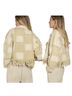 Pol Print Tan Ivory Jacket Size S - photo 8