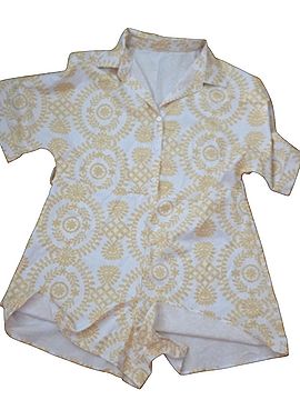 Shein Short Sleeve Button-Down Shirt (view 1)