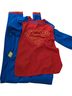 Superman 100% Polyester Blue Red Yellow Romper Size M - photo 2