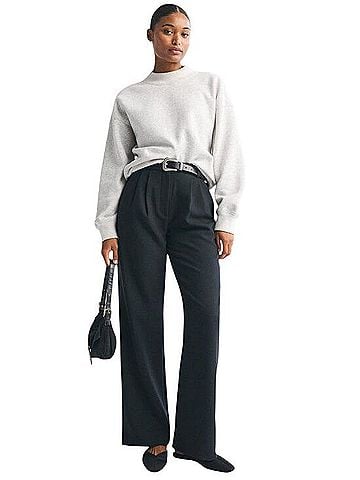Abercrombie & Fitch Sloane Tailored Wide Leg Pant Track Pants (view 1)