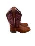 Ariat Brown Burgundy Boots Size 10 - photo 1