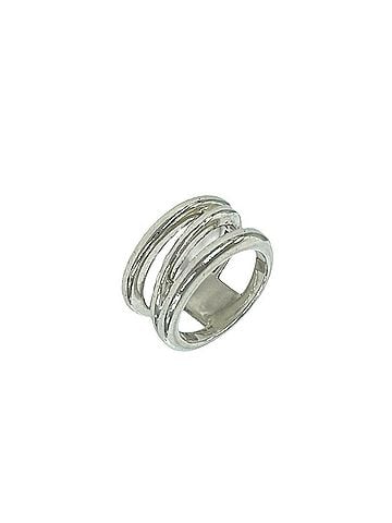 Tiffany & Co. TIFFANY&amp;Co. Tiffany Vintage Diamond Gonall Ring, Sterling Silver 925, Accessory, Silver, Item Number 20765 (view 1)
