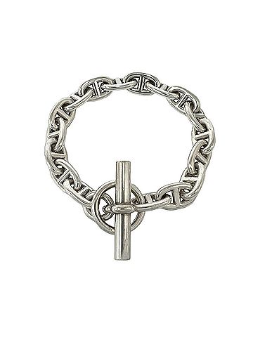 Hermès HERMES Chaine d'Ancre MM 17-link bracelet, sterling silver (925), accessory, silver, item number 11739 (view 1)