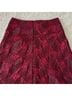 Ann Taylor Floral Jacquard Solid Red Black Formal Skirt Size 8 - photo 7