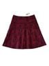 Ann Taylor Floral Jacquard Solid Red Black Formal Skirt Size 8 - photo 1