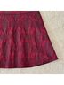 Ann Taylor Floral Jacquard Solid Red Black Formal Skirt Size 8 - photo 3