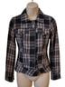 Title Unknown Plaid Black Pink Gray Blazer Size 2 - photo 1